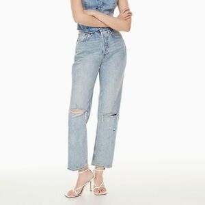 Denim forum jeans the Joni high rise loose 29L waist 24
